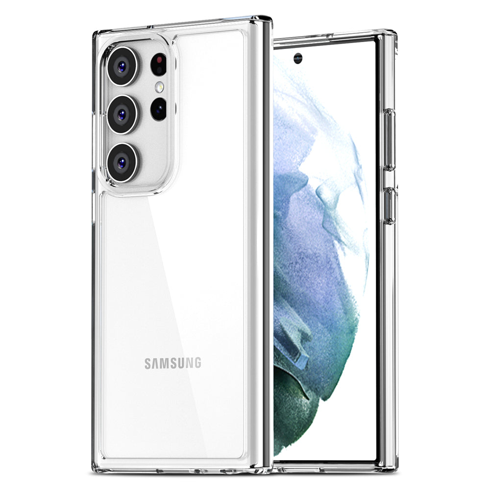 IPAKY Diamond Series for Samsung Galaxy S23 Ultra Transparent PC TPU Drop-proof Cover Mobile Phone Case IPAKY Diamond Series for Samsung Galaxy S23 Ultra Transparent PC TPU Drop-proof Cover Mobile Phone Case